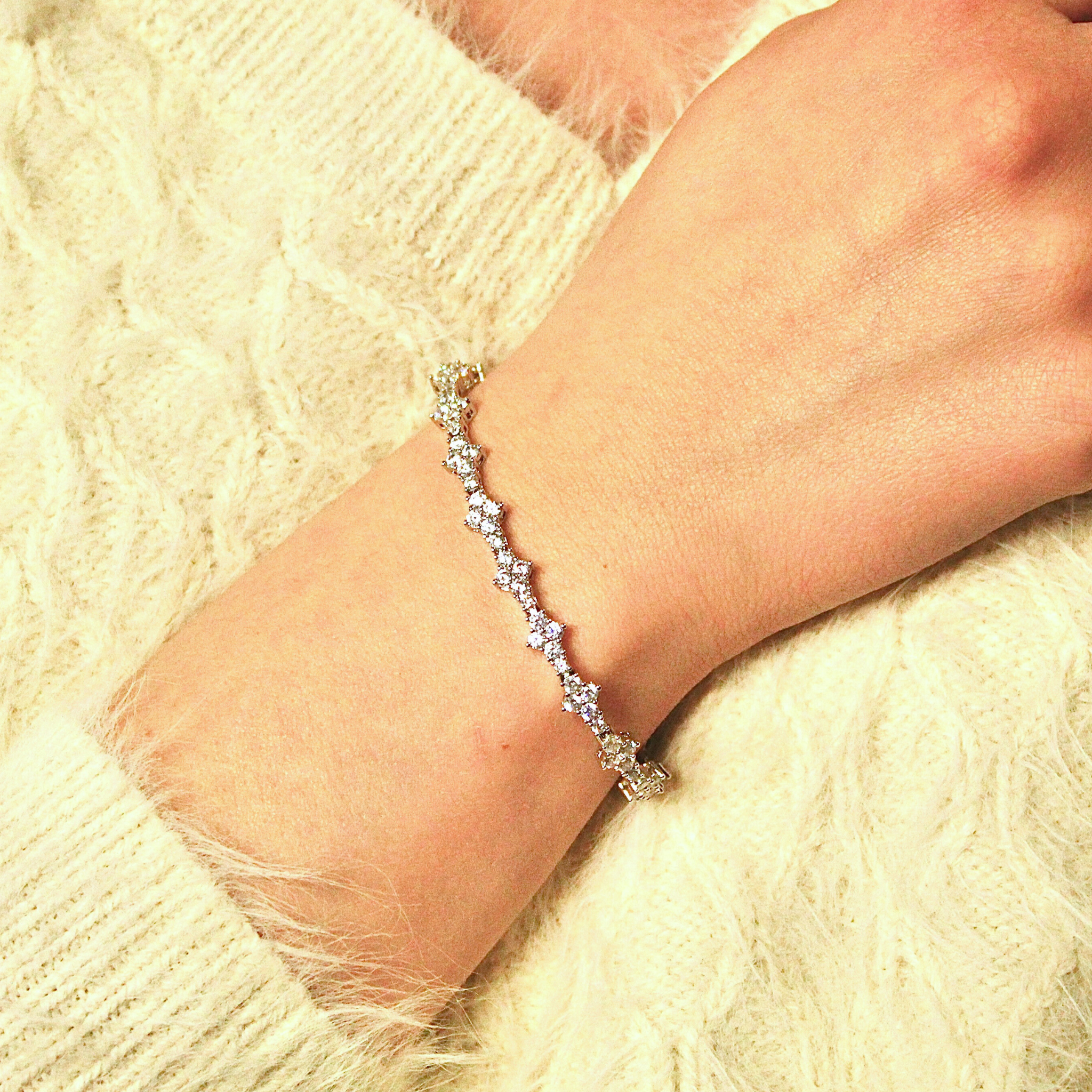 Honeycomb Armband | 925 Sterling Silber